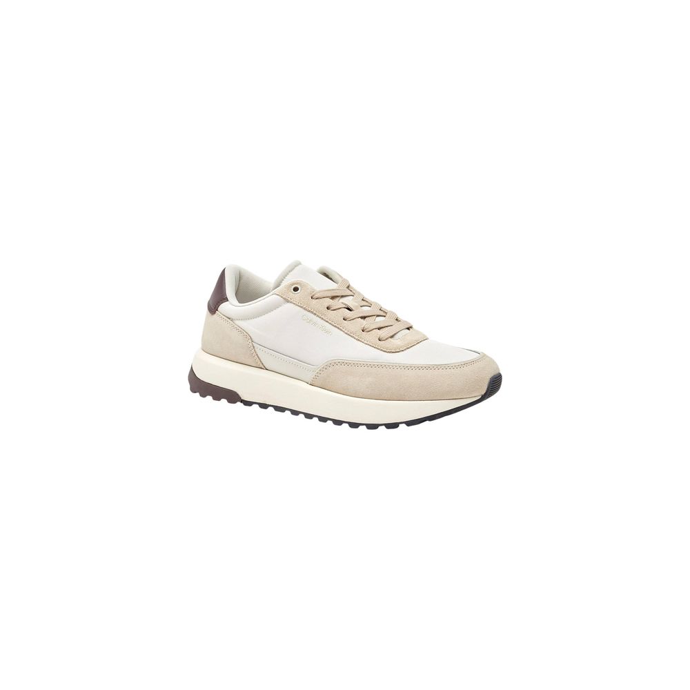 Calvin Klein Brown Leather Low Top Sneakers