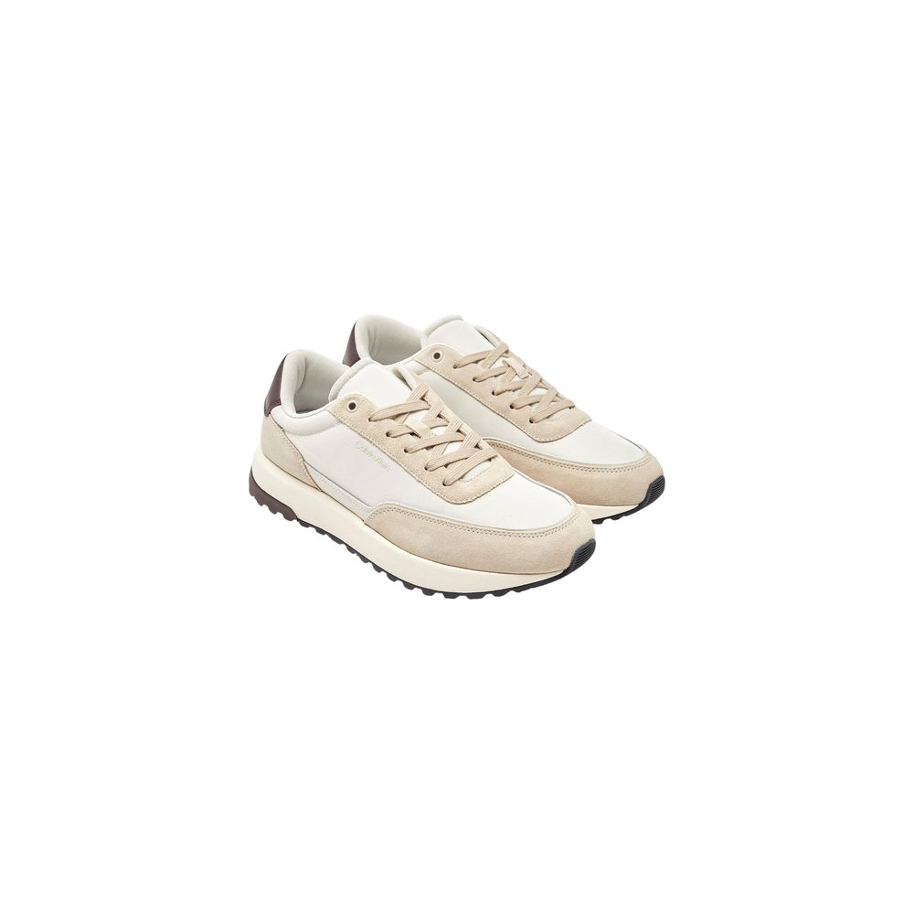 Calvin Klein Brown Leather Low Top Sneakers