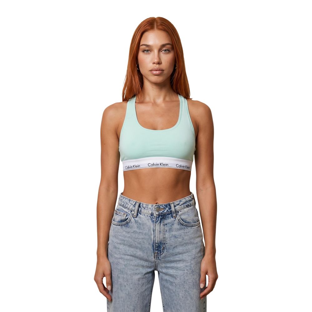 Calvin Klein Underwear Green Cotton Bra
