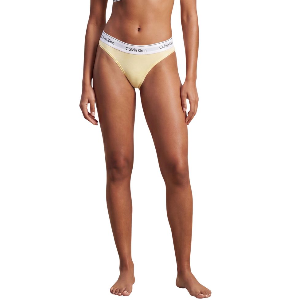 Calvin Klein Underwear Beige Cotton Pantie
