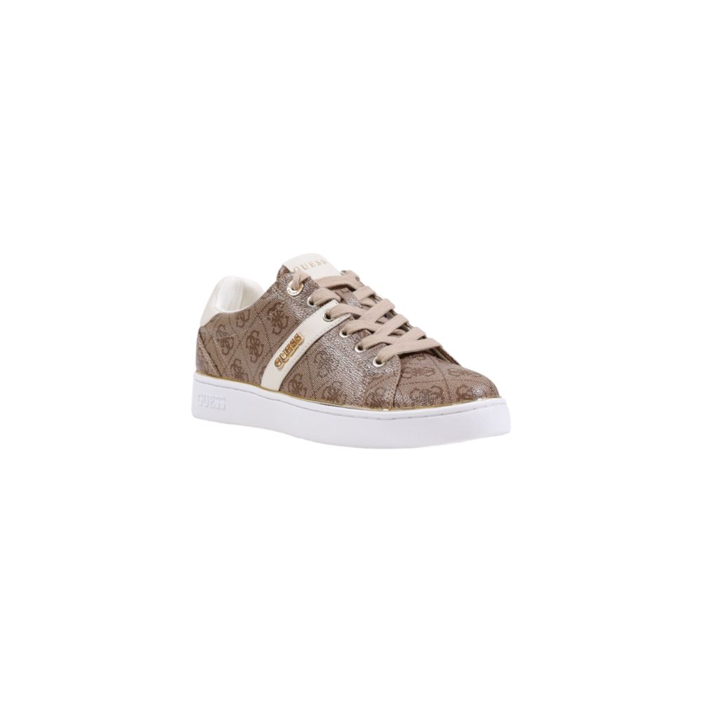 Guess Beige Polyethylene Low Top Sneakers