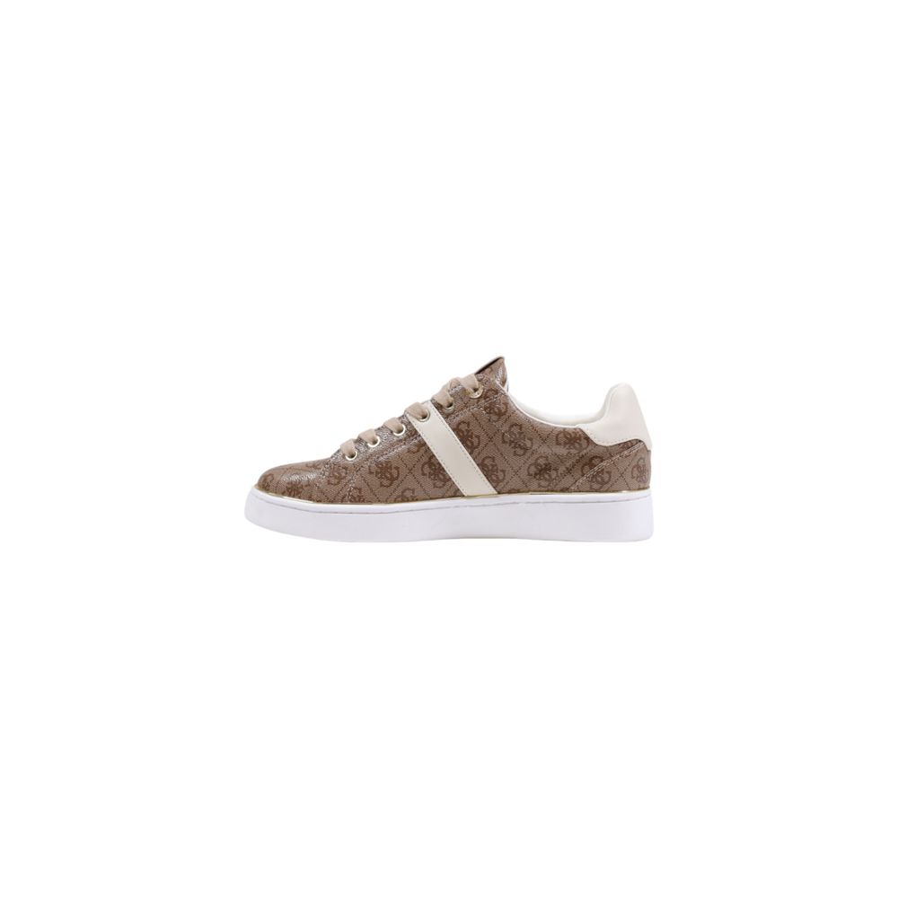 Guess Beige Polyethylene Low Top Sneakers