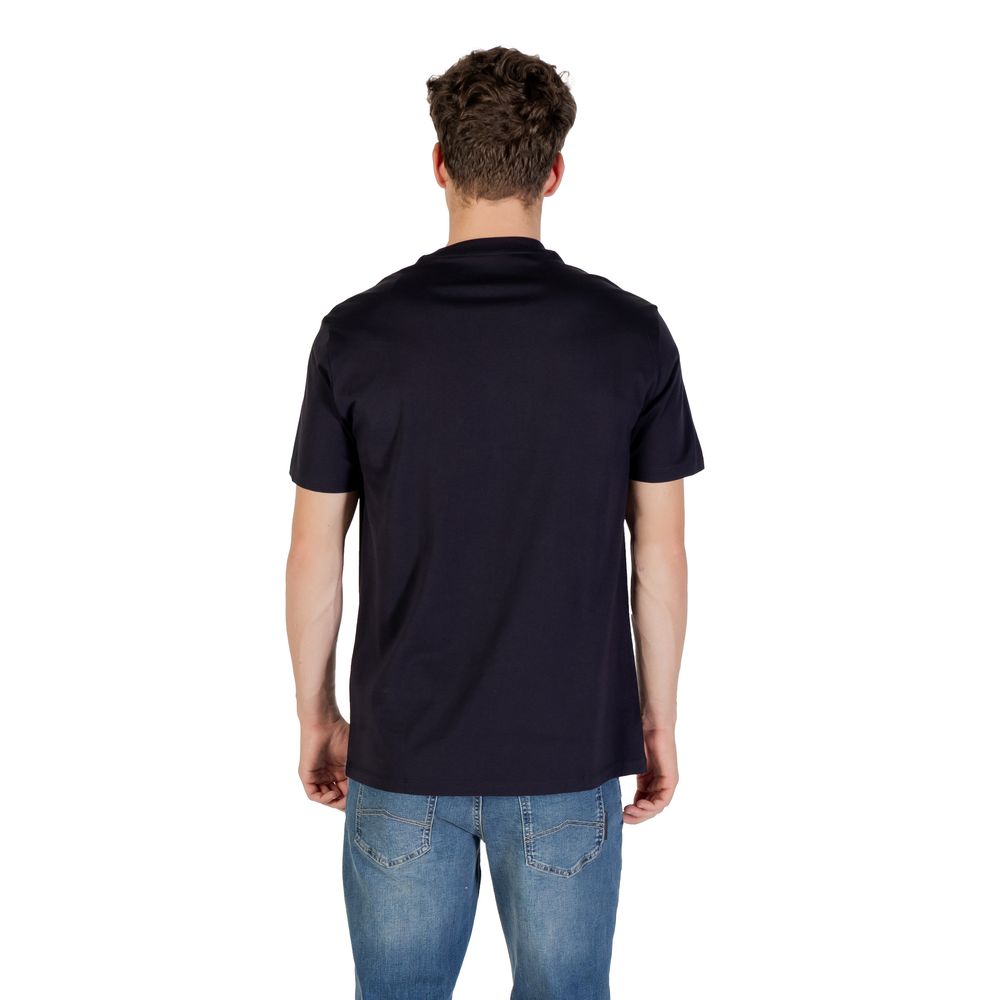Armani Exchange Blue Cotton T-Shirt