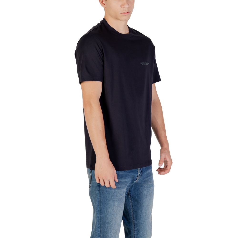 Armani Exchange Blue Cotton T-Shirt
