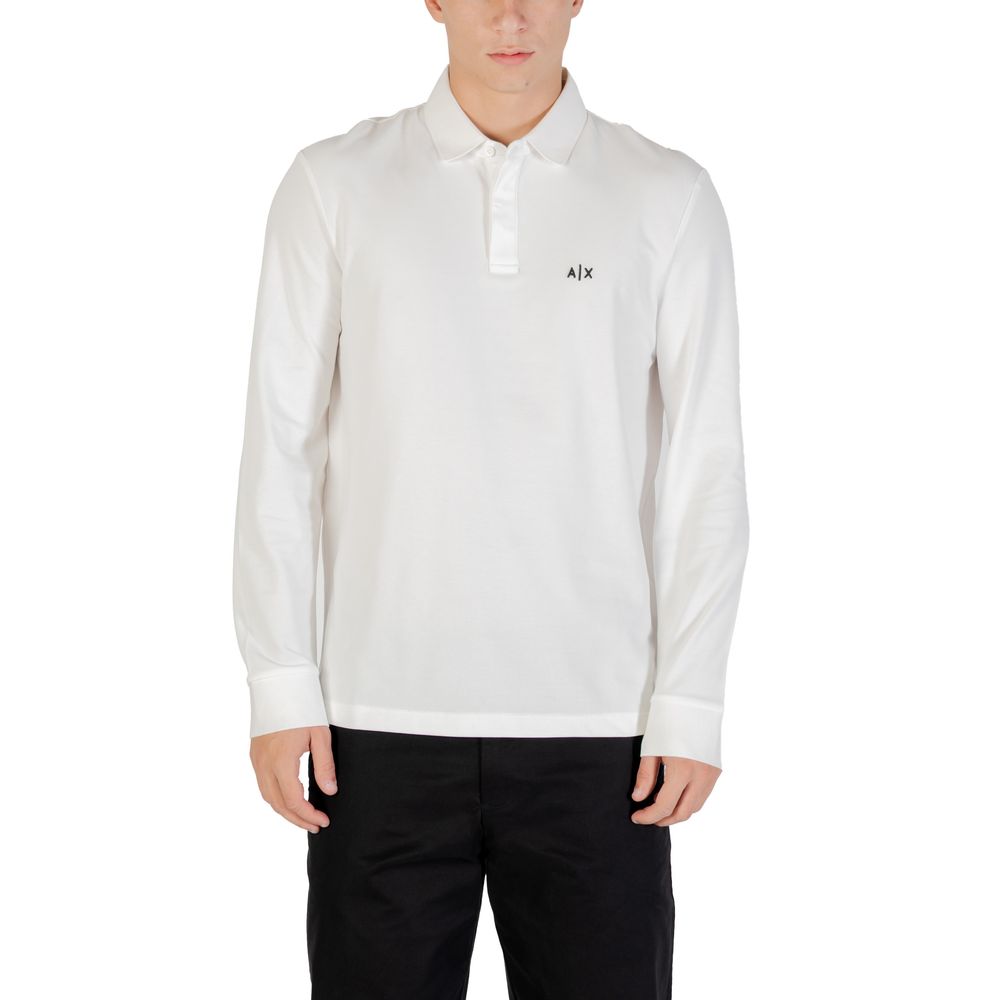 Armani Exchange Cream Cotton Long Sleeve T-Shirt