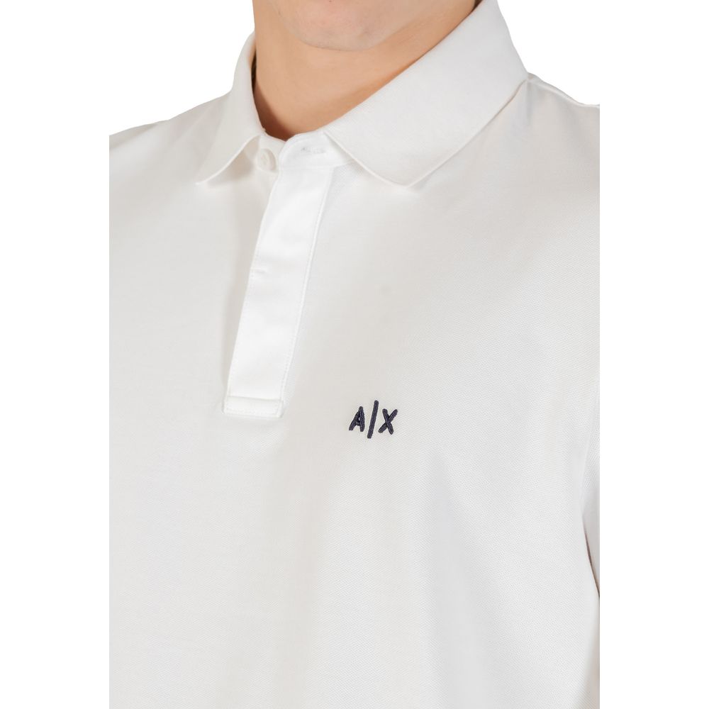 Armani Exchange Cream Cotton Long Sleeve T-Shirt