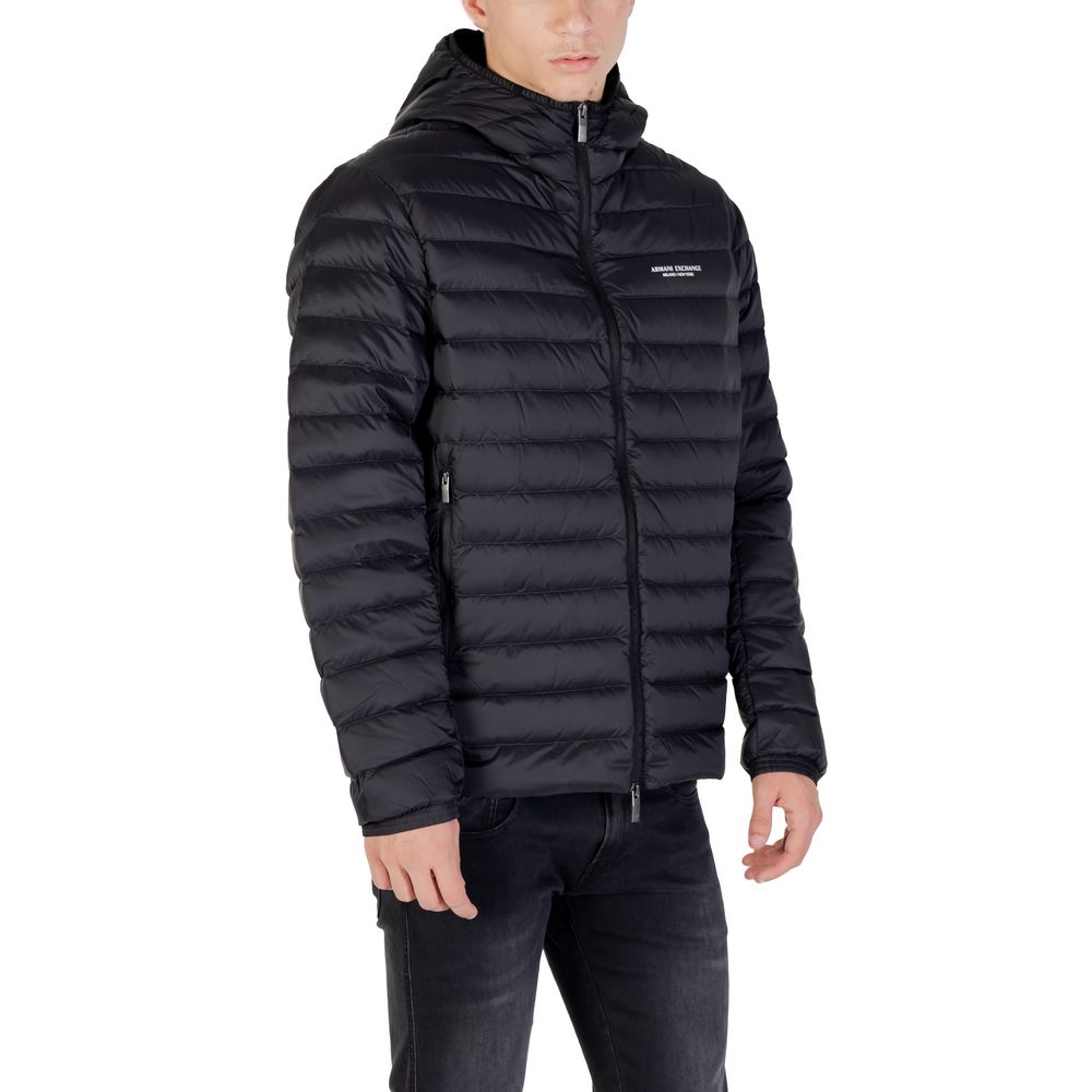 Armani Exchange Black Polyamide Shell Jacket