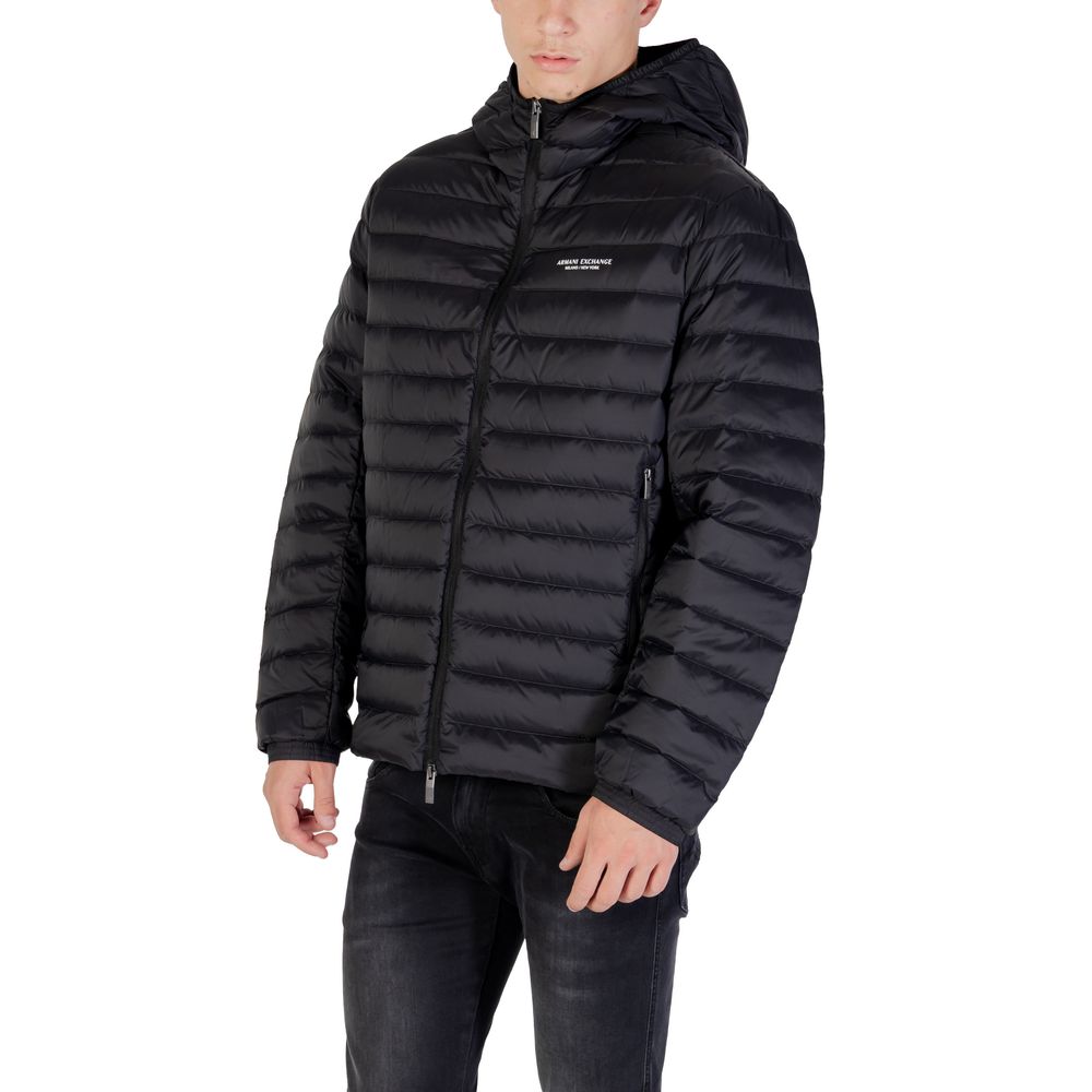 Armani Exchange Black Polyamide Shell Jacket