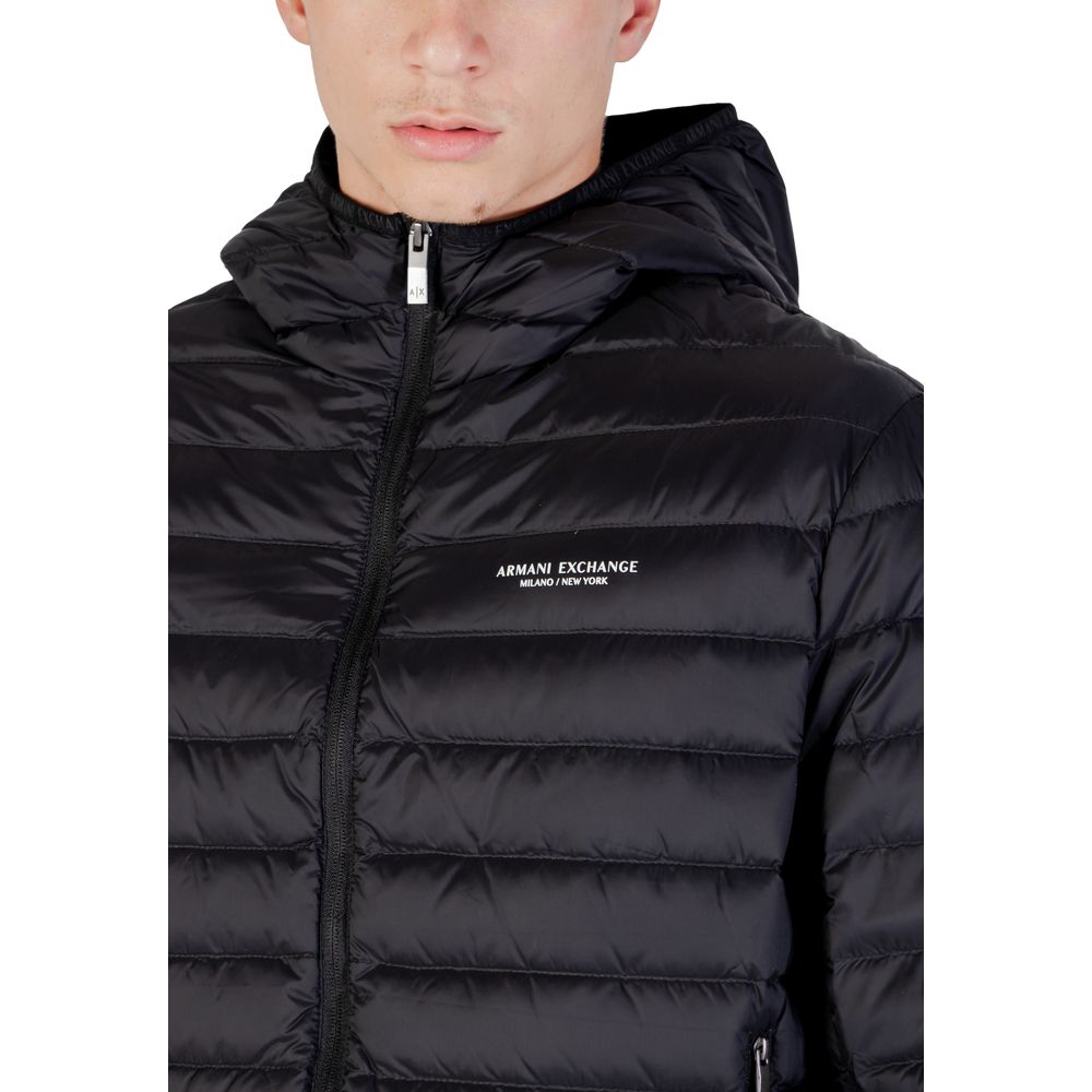 Armani Exchange Black Polyamide Shell Jacket