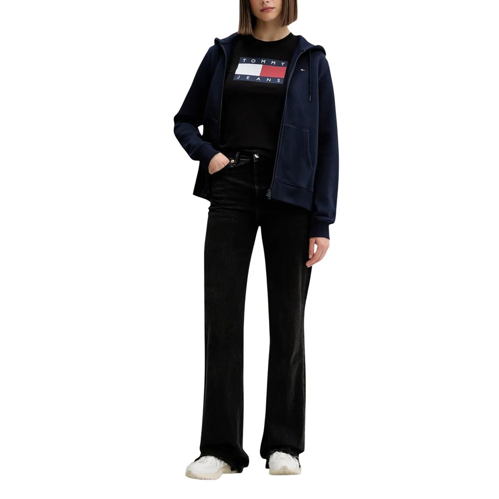 Tommy Hilfiger Jeans Black Recycled Cotton T-Shirt