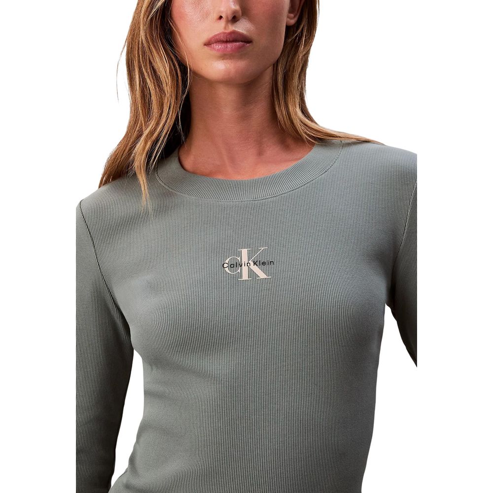 Calvin Klein Jeans Bicolor Cotton Long Sleeve T-Shirt