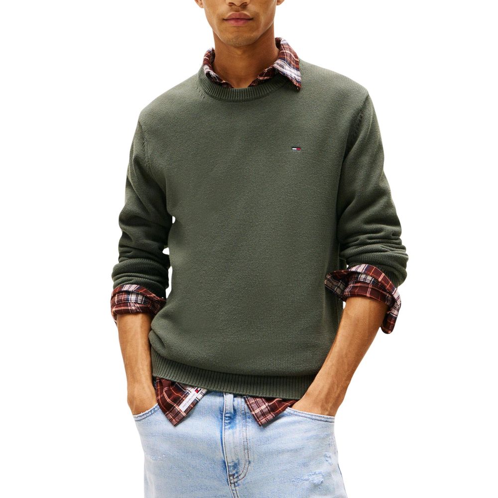 Tommy Hilfiger Jeans Green Organic Cotton Sweatshirt