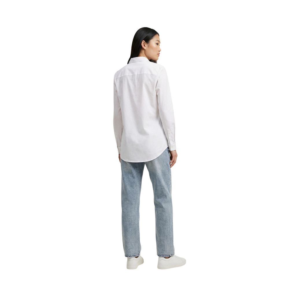 Jacqueline De Yong Cream Cotton Blouse