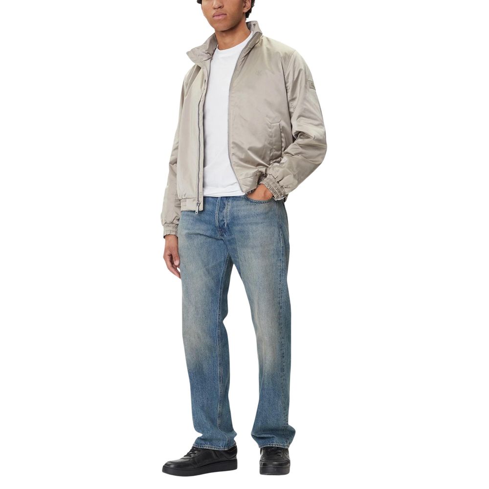 Calvin Klein Jeans Beige Recycled Polyester Bomber