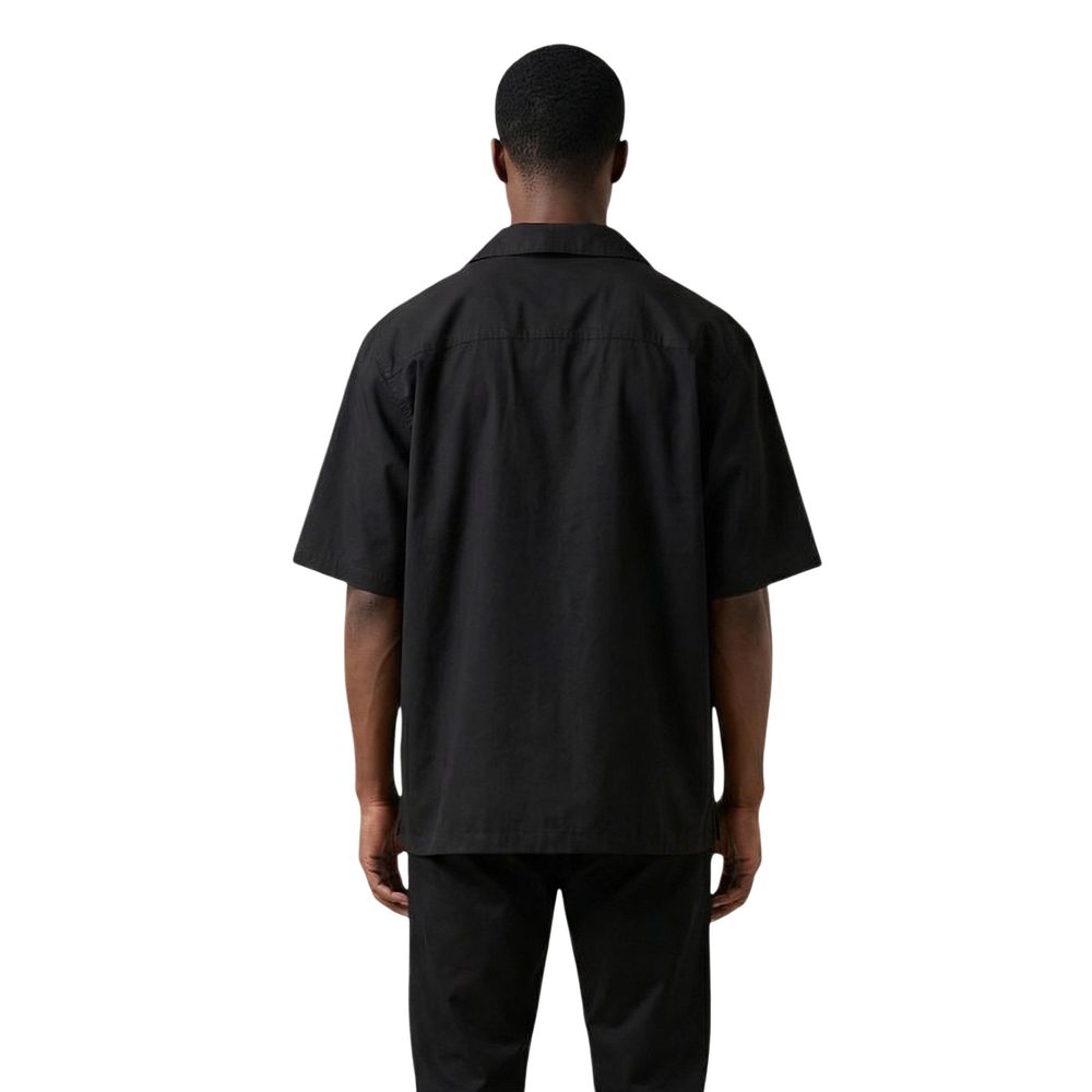 Only & Sons Black Cotton Shortsleeve Shirt