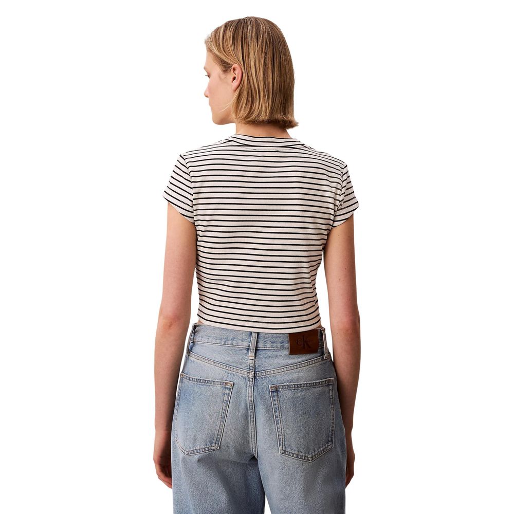 Calvin Klein Jeans Black Cotton T-Shirt