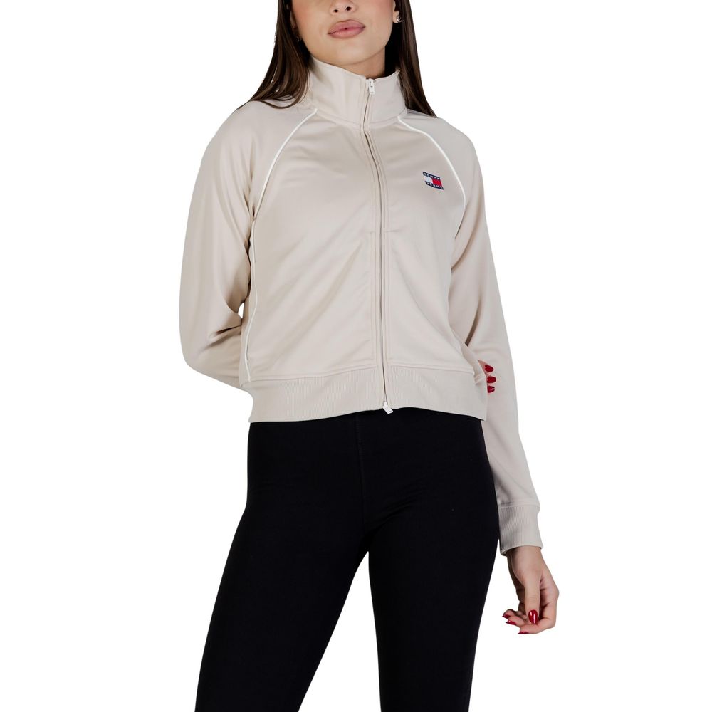 Tommy Hilfiger Jeans Beige Recycled Polyester Sweatshirt
