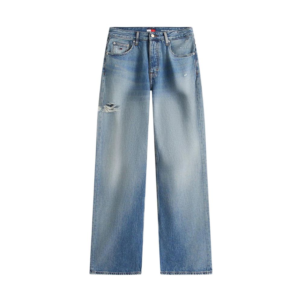 Tommy Hilfiger Jeans Blue Recycled Cotton Boyfriend Jeans