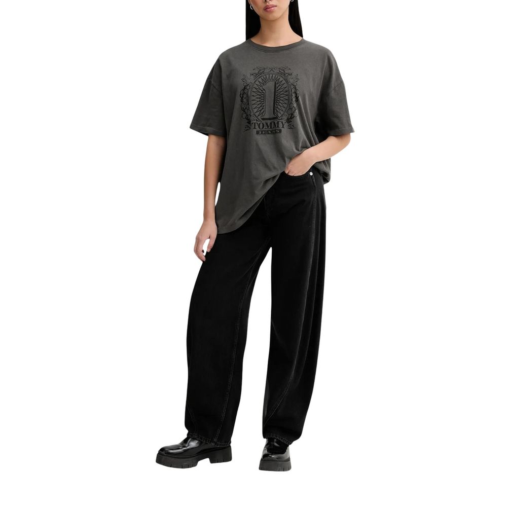 Tommy Hilfiger Jeans Black Recycled Cotton Bootcut Jeans