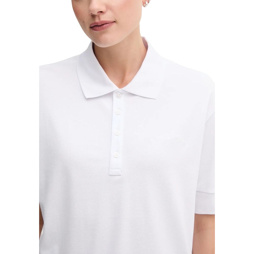Armani Exchange White Cotton T-Shirt