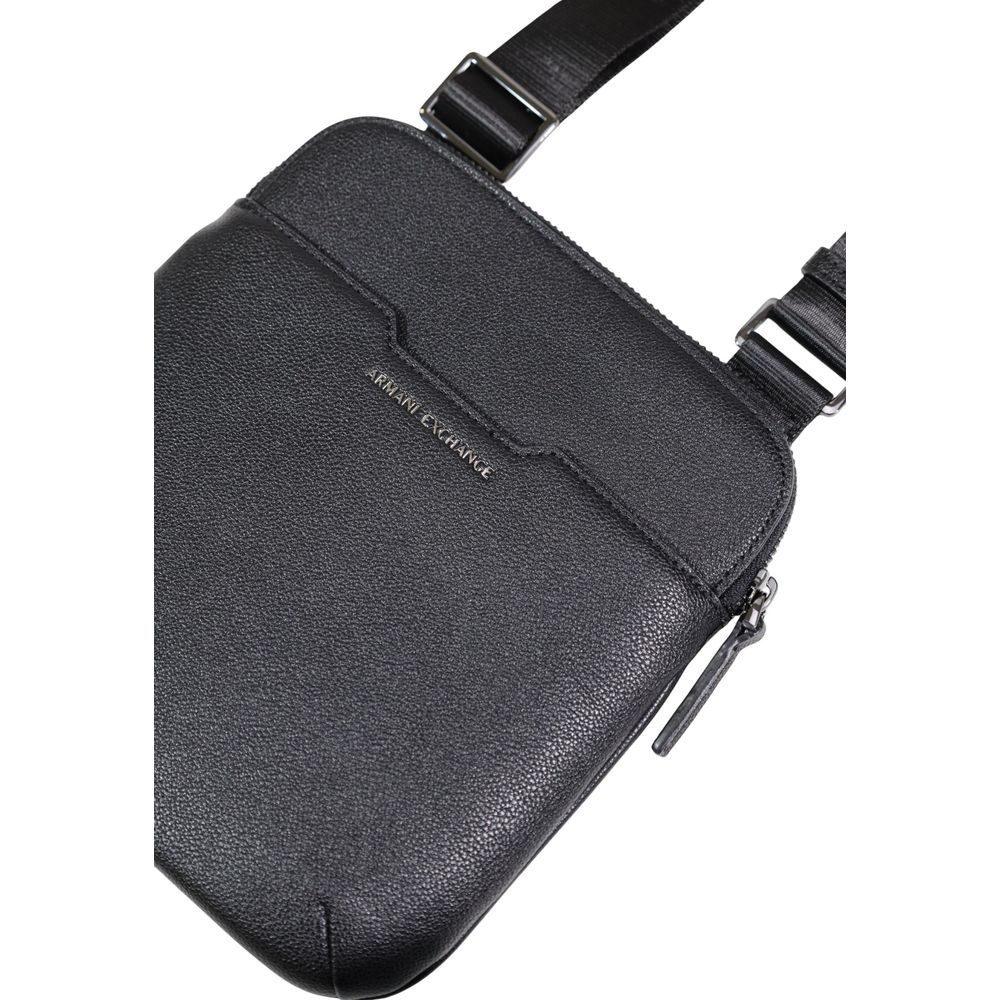 Armani Exchange Black Polyester Messenger Bag