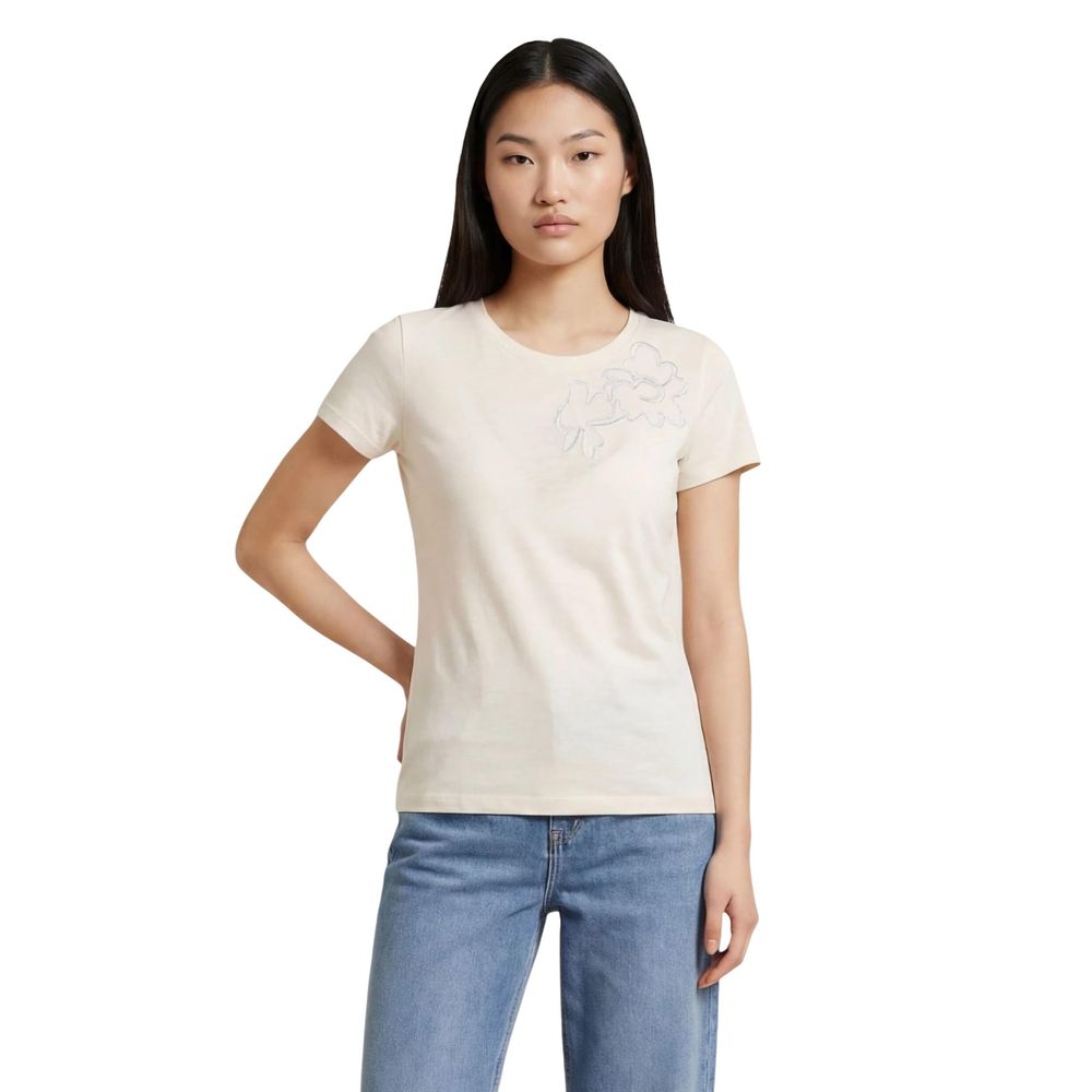 Liu Jo White Cotton T-Shirt