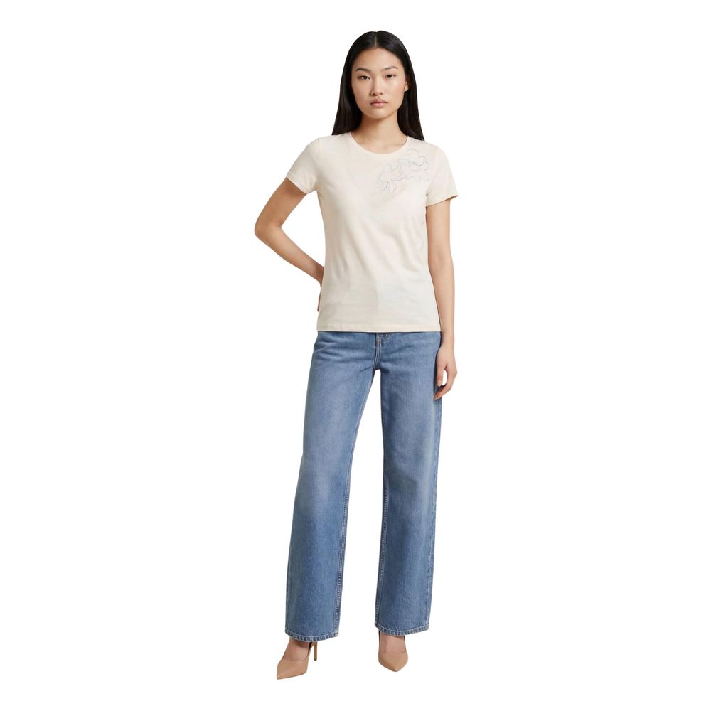 Liu Jo White Cotton T-Shirt
