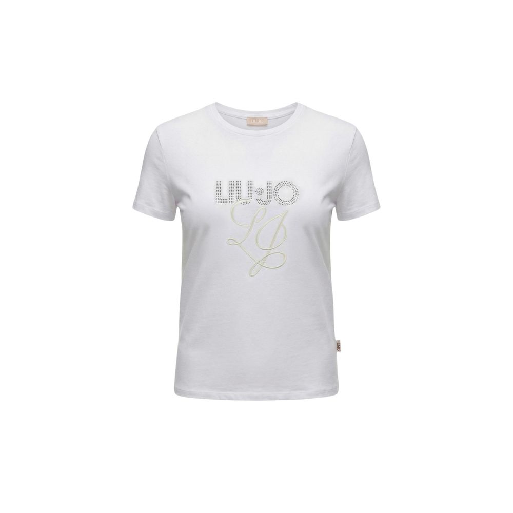 Liu Jo White Cotton T-Shirt