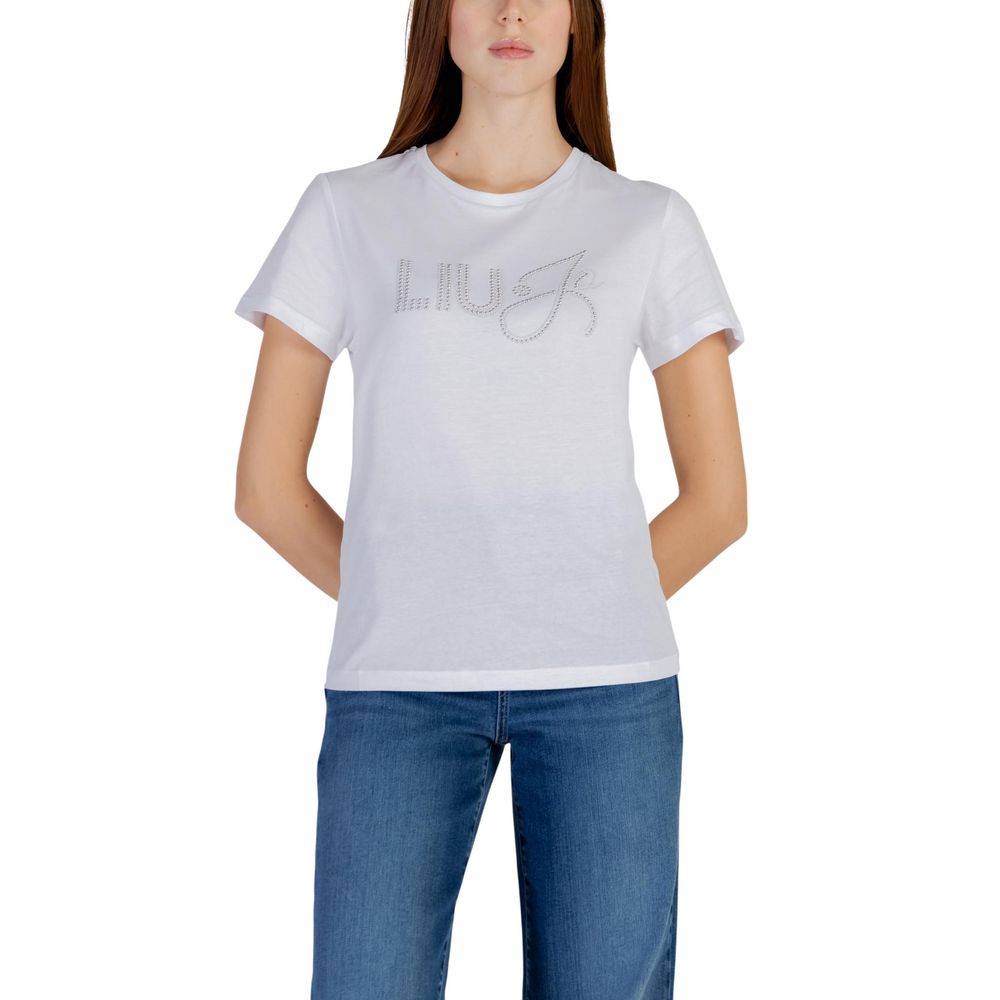 Liu Jo White Cotton T-Shirt