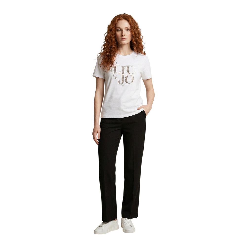 Liu Jo White Cotton T-Shirt