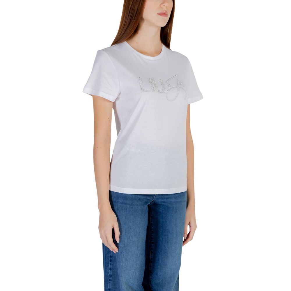 Liu Jo White Cotton T-Shirt