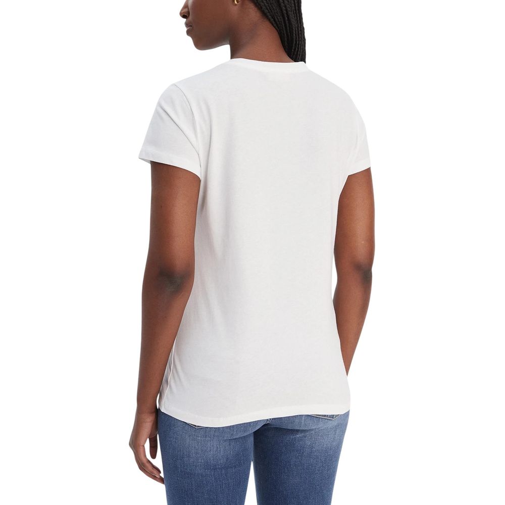 Liu Jo White Cotton T-Shirt