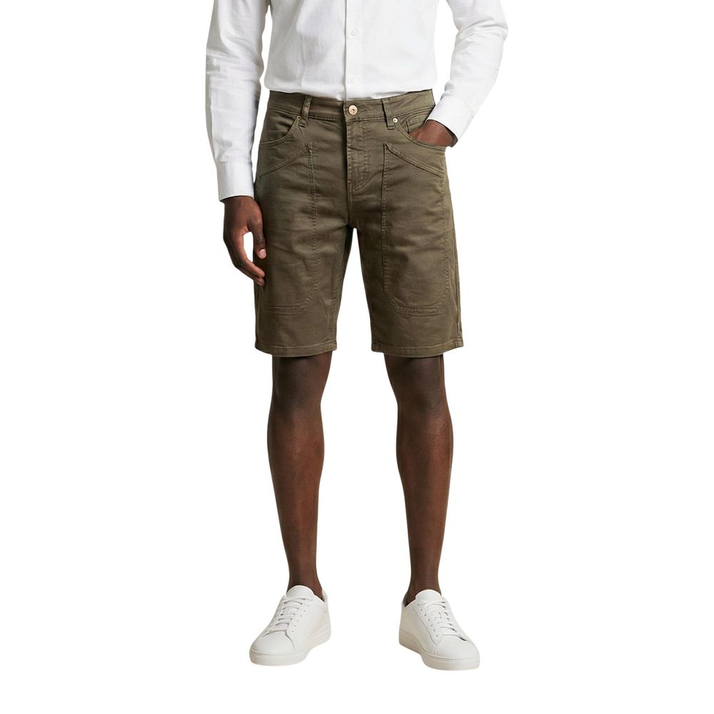 Jeckerson Bicolor Cotton Bermuda Shorts