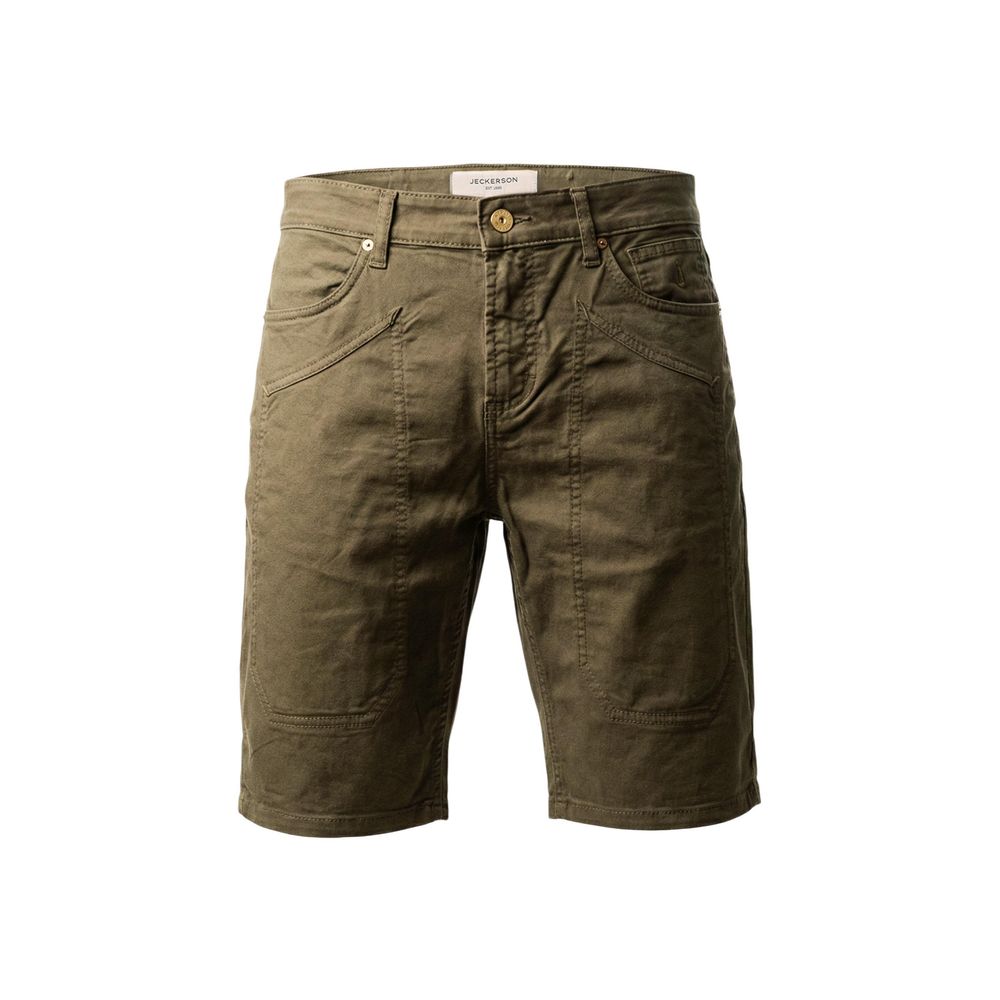 Jeckerson Bicolor Cotton Bermuda Shorts