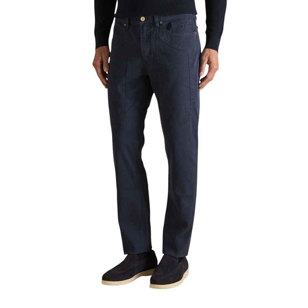 Jeckerson Blue Cotton Skinny Jeans