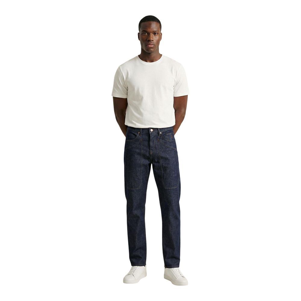 Jeckerson Blue Viscose Skinny Jeans