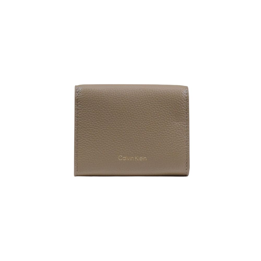 Calvin Klein Beige Leather Wallet