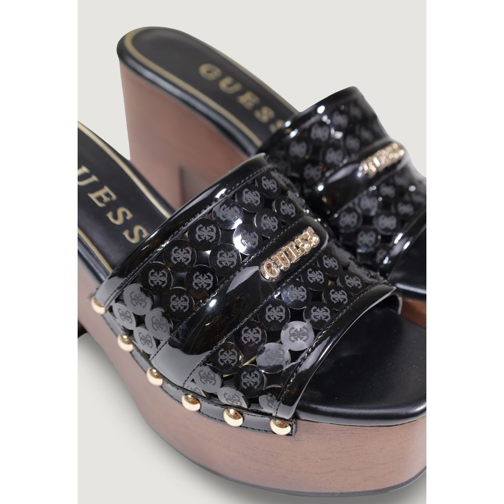 Guess Black Polyethylene High Heel Pumps