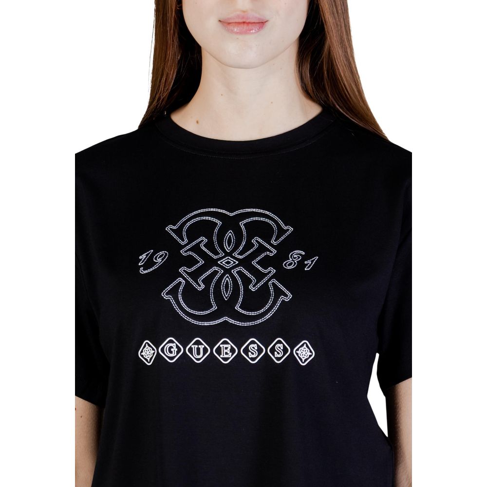 Guess Active Black Viscose T-Shirt