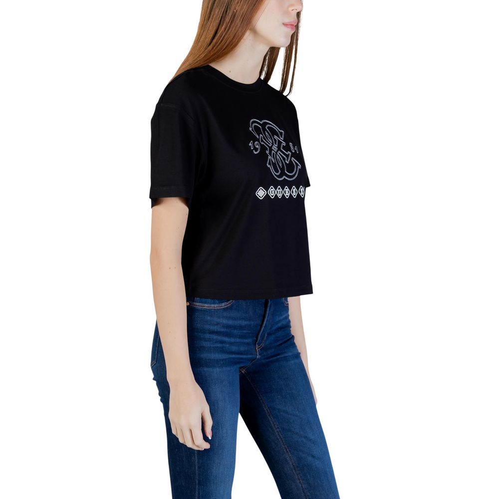 Guess Active Black Viscose T-Shirt