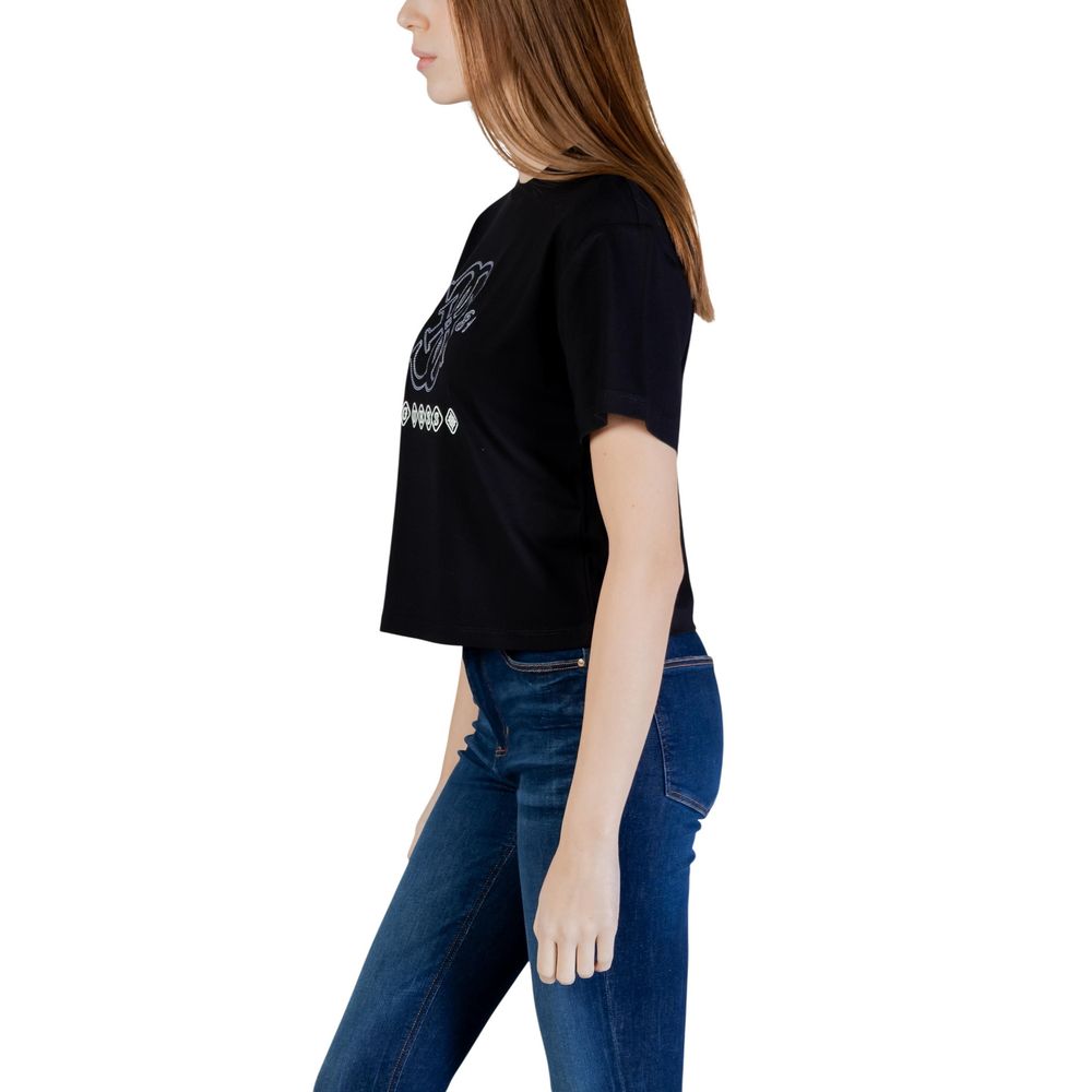 Guess Active Black Viscose T-Shirt