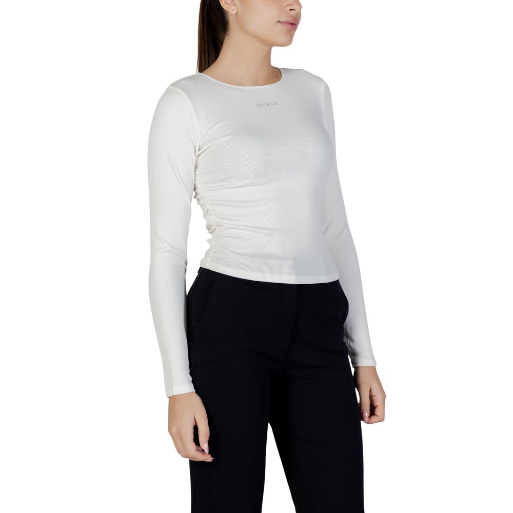 Guess Active Cream Modal Long Sleeve T-Shirt