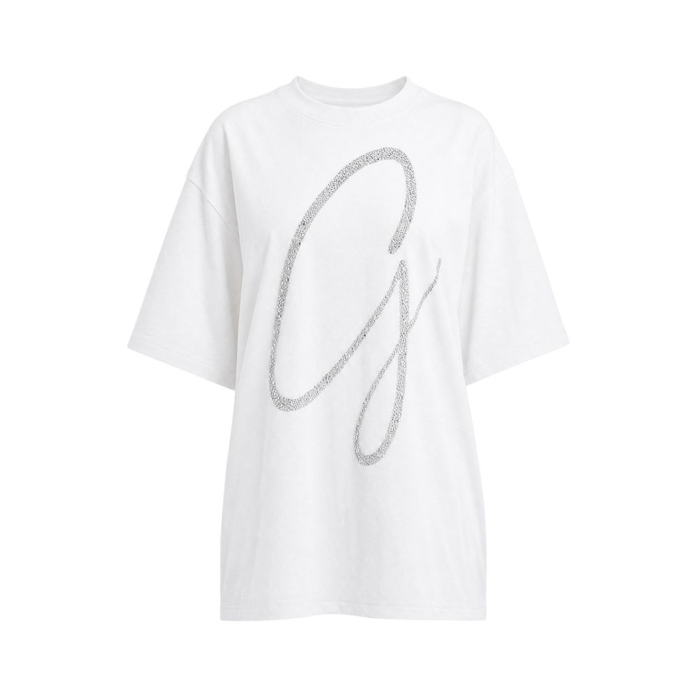 Guess White Cotton T-Shirt