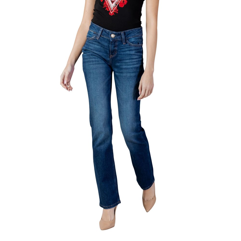 Guess Blue Cotton Skinny Jeans