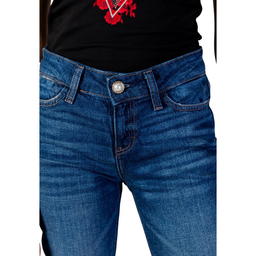 Guess Blue Cotton Skinny Jeans