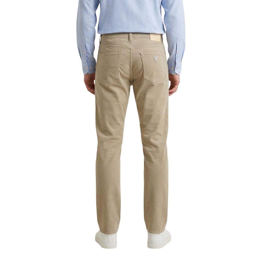 Guess Beige Cotton Skinny Pants