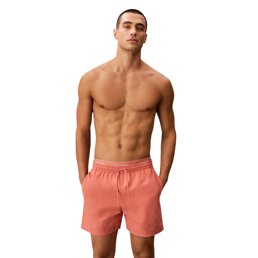 Calvin Klein Jeans Orange Recycled Polyester Swim Shorts