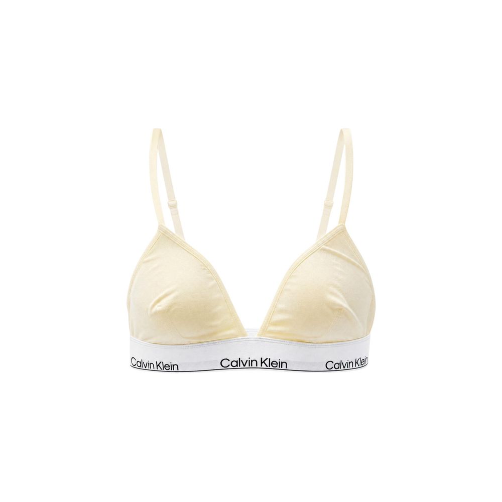 Calvin Klein Underwear Beige Cotton Bra