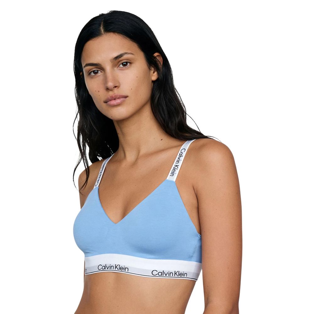 Calvin Klein Underwear Blue Cotton Bra