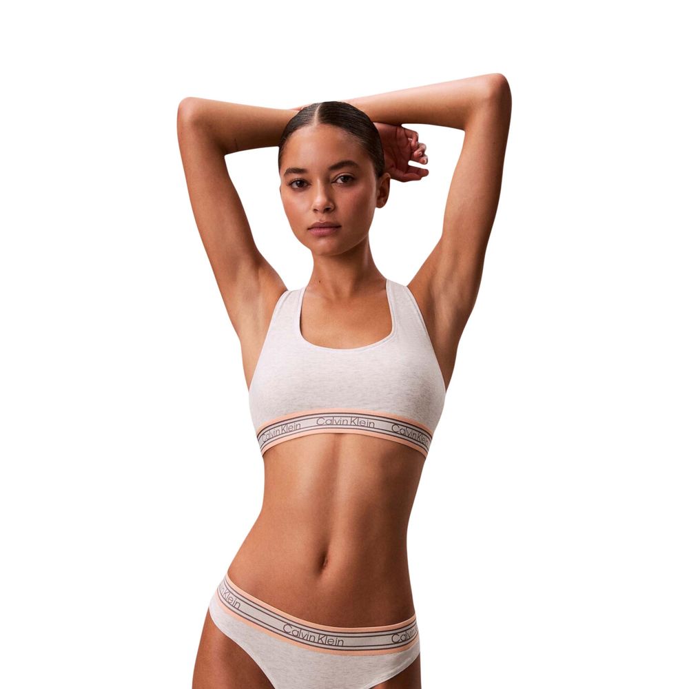 Calvin Klein Underwear Cream Cotton Bra